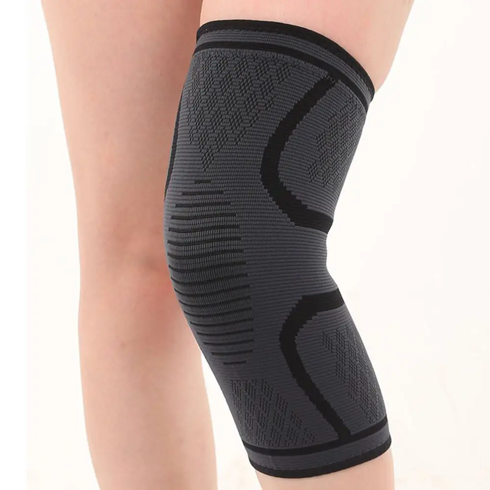 

1pc Nylon Running Fitness Hiking Cycling Knee Protector Elastic Sports Knee Pads Breathable Knee Support Brace