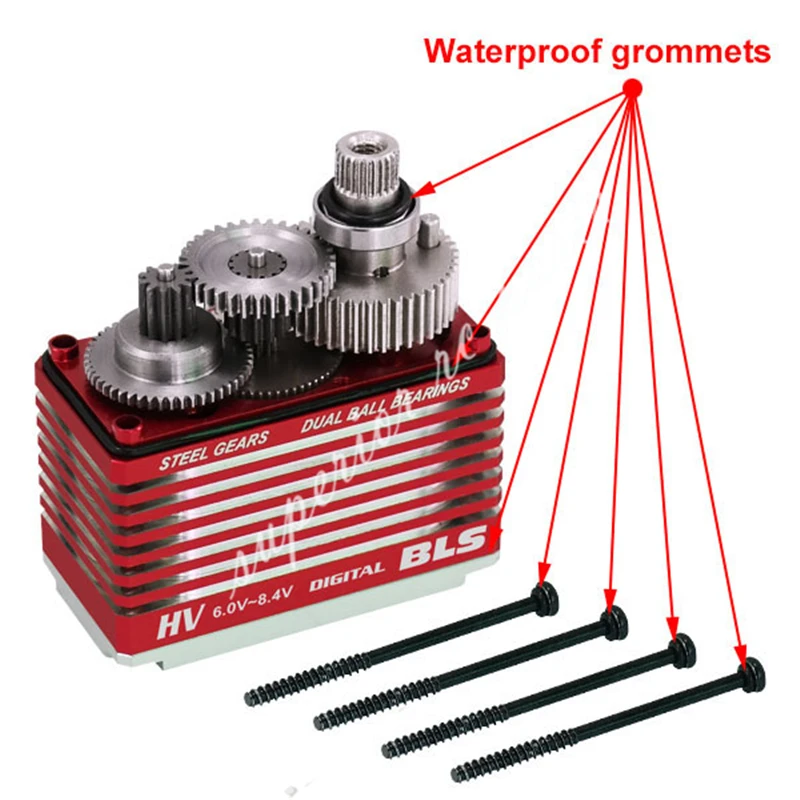 

KINGMAX BLS7731HHV Digital Brushless High Voltage Standard Servo 69g Quality Metal Gear Waterproof 25T
