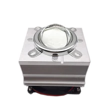 DC12V 20-60 W алюминия светодиодный радиатора Вентилятор охлаждения 60/120 градусов 44 мм объектив+ отражатель Brack+ фиксированный кронштейн