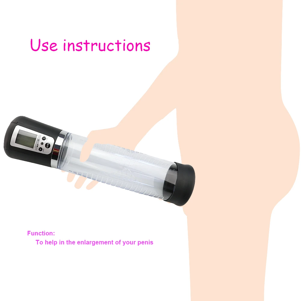 Cargador USB bomba de pene automática para el pene aumento del pene extensor eléctrico juguetes sex