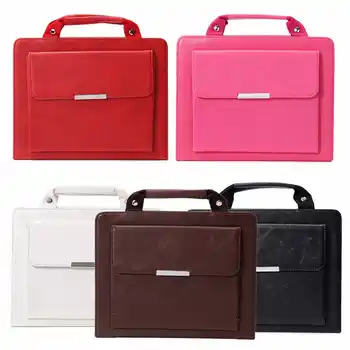 

New For Apple For iPad 2 3 4 Case Leather Cover For Kids Stand Handbag Carry Bag Case Cover For Storage Compartment Travel