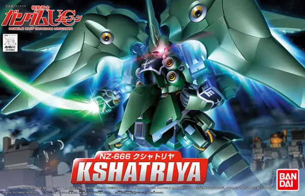 Мобильный костюм бандаи гундама SD BB 367 Kshatriya комплекты моделей для сборки