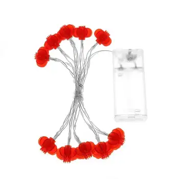 

1m 10LED Lantern String Lights for Chinese New Year Spring Festival Decor