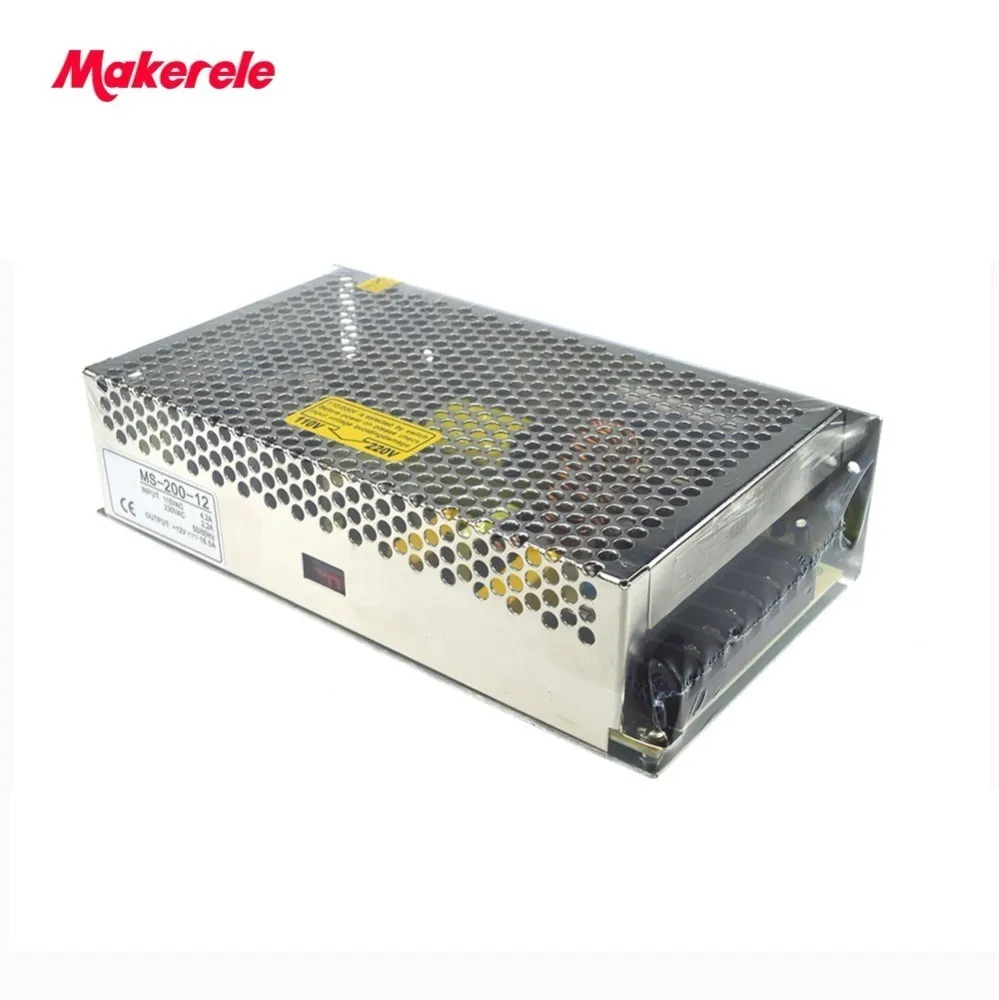 

Mini Size Single Output Power Supply 110V 220V AC To DC24V Switching Power Supply 8.3A 200W Smps With CE Certification MS-200-24