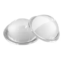 Lente led 30/44/54/66mm, lente de vidro convexo led, condensador de lente óptica foco de foco