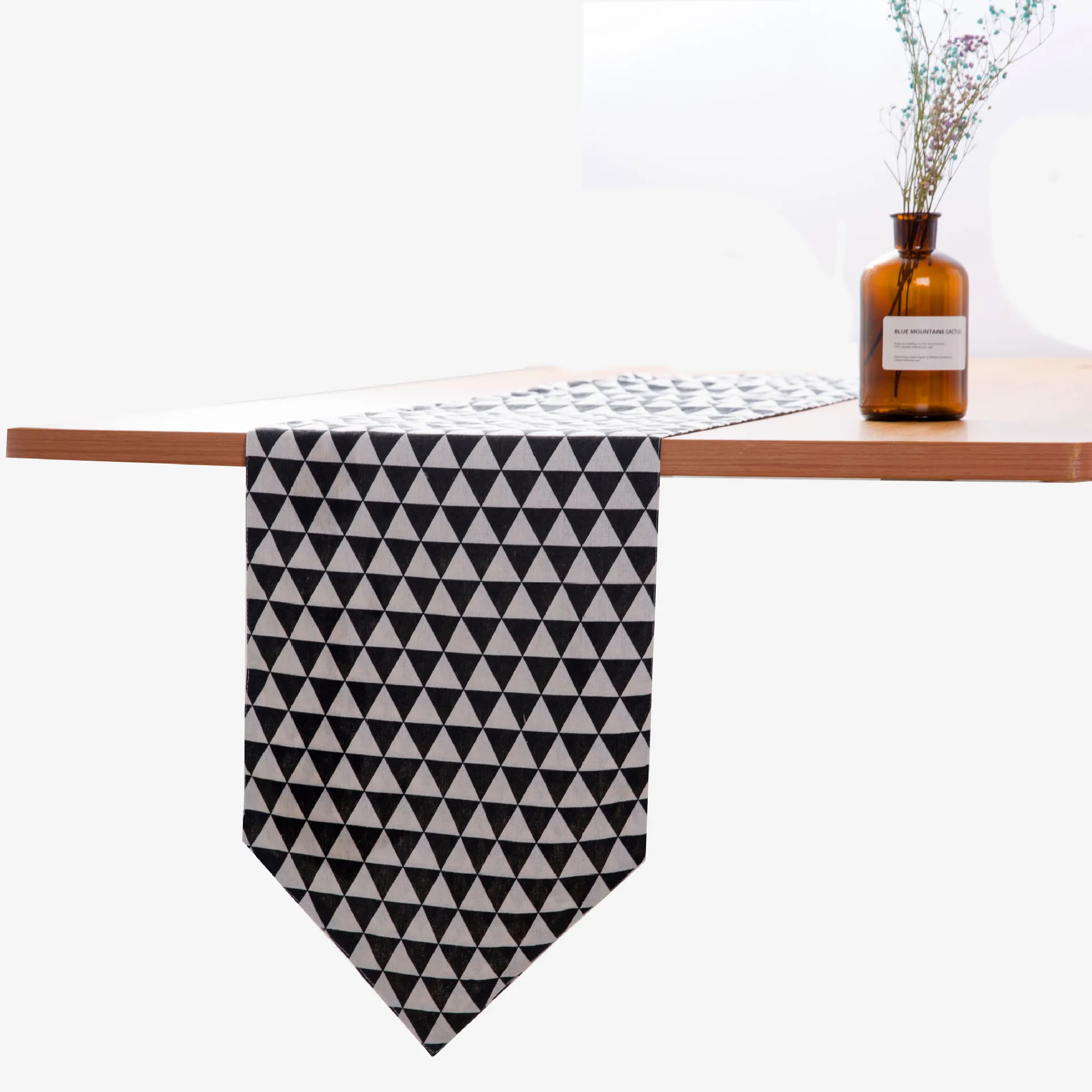 

Hemp Decoration Mat Art Television Cabinet Table Strip Cover Cloth Bed Flag Estilete Camino De Mesa 100% Linen Banqueta