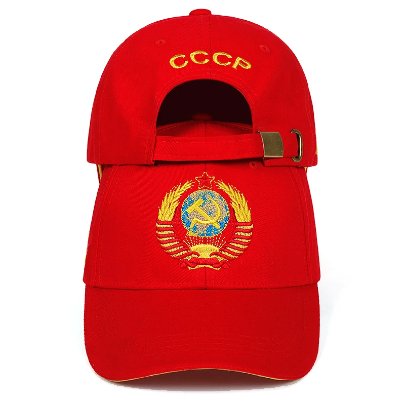 Новинка CCCP Национальная эмблема вышитая бейсболка хлопковая кепка s