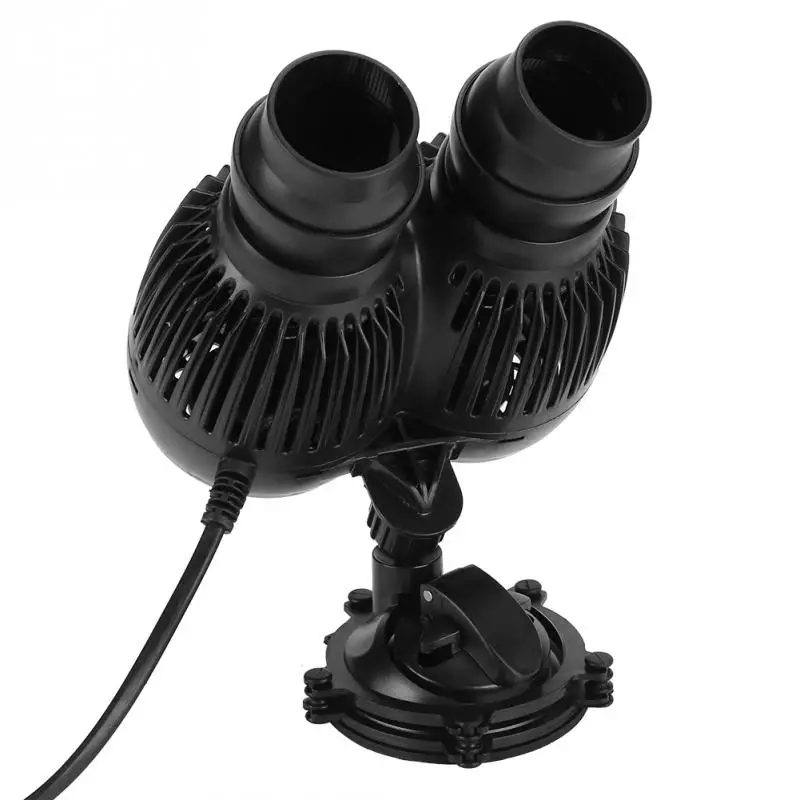 

Aquarium Wave Maker 2 Power Head Circulation Pump with Srong Sucntion Base Fish Tank Adjustable Nozzle Aquarium wave Pump
