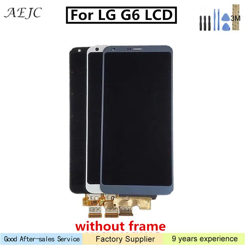

5.7" LCD for LG G6 Display Touch Screen Digitizer for LG G6 LCD Display G6 LCD Touch Screen Assembly Replacement Parts