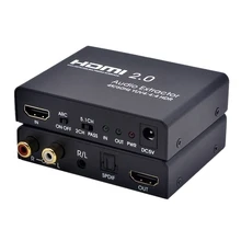 Hdmi 2,0 к Hdmi аудио эксрактор Поддержка 4 К/60 Гц Yuv 4:4:4 Hdr Arc для Hd Box Ps3 Ps4