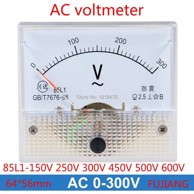 AC 0-150V Analog Panel Volt Meter