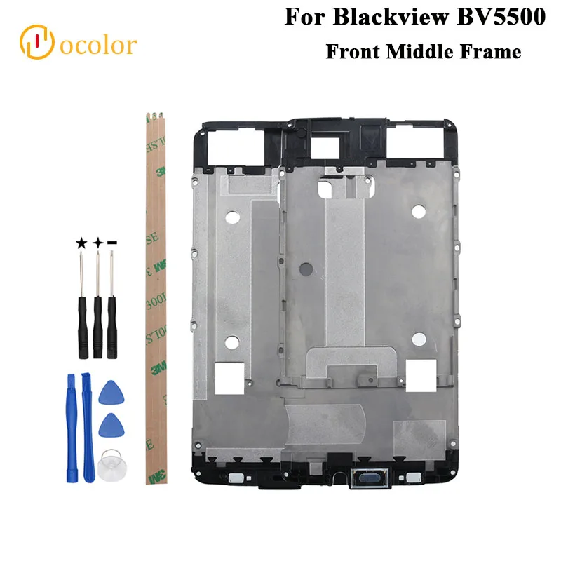 ocolor For Blackview BV5500 Front Middle Frame 5.5'' High Quality Replace Part Phone Housings | Мобильные телефоны и