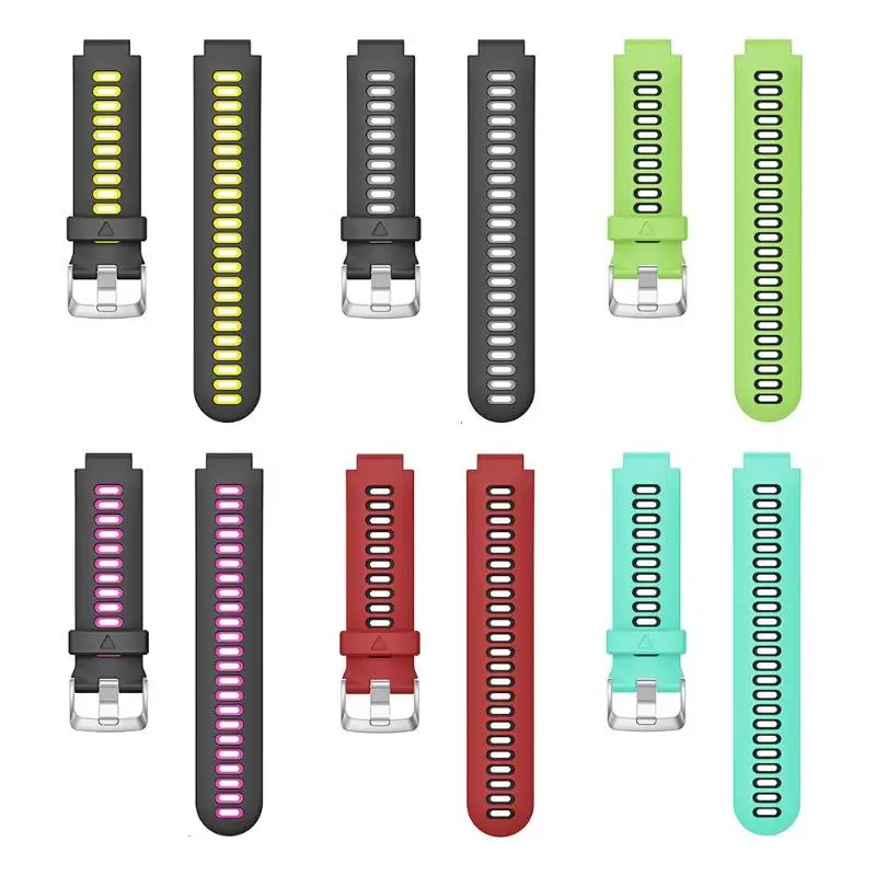 

Sport Silicone Adjustable Wrist Watch Band Strap Replacement Watchband for Garmin Forerunner 735XT/620/630/220/230