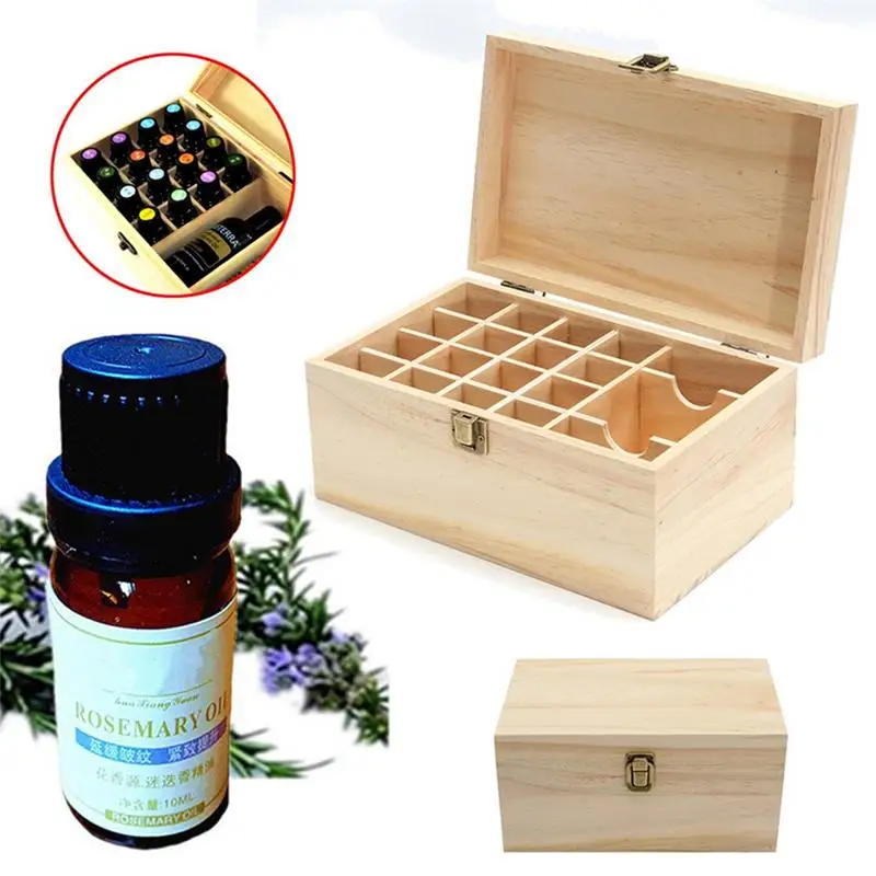 Wooden Essential Oil Case 19//35/60 Bottles 5/10/15/30ML Perfume Oil Essential Oil Box Travel
