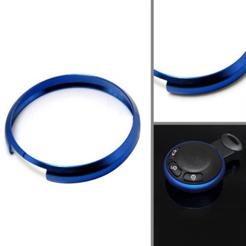 

Engine Start Stop Push Button Cover Key Hole Ring for B/MW 08-Up Mi-ni Coo/per R55 R56 R57 R58 R59 R60 Key Fob 1pc