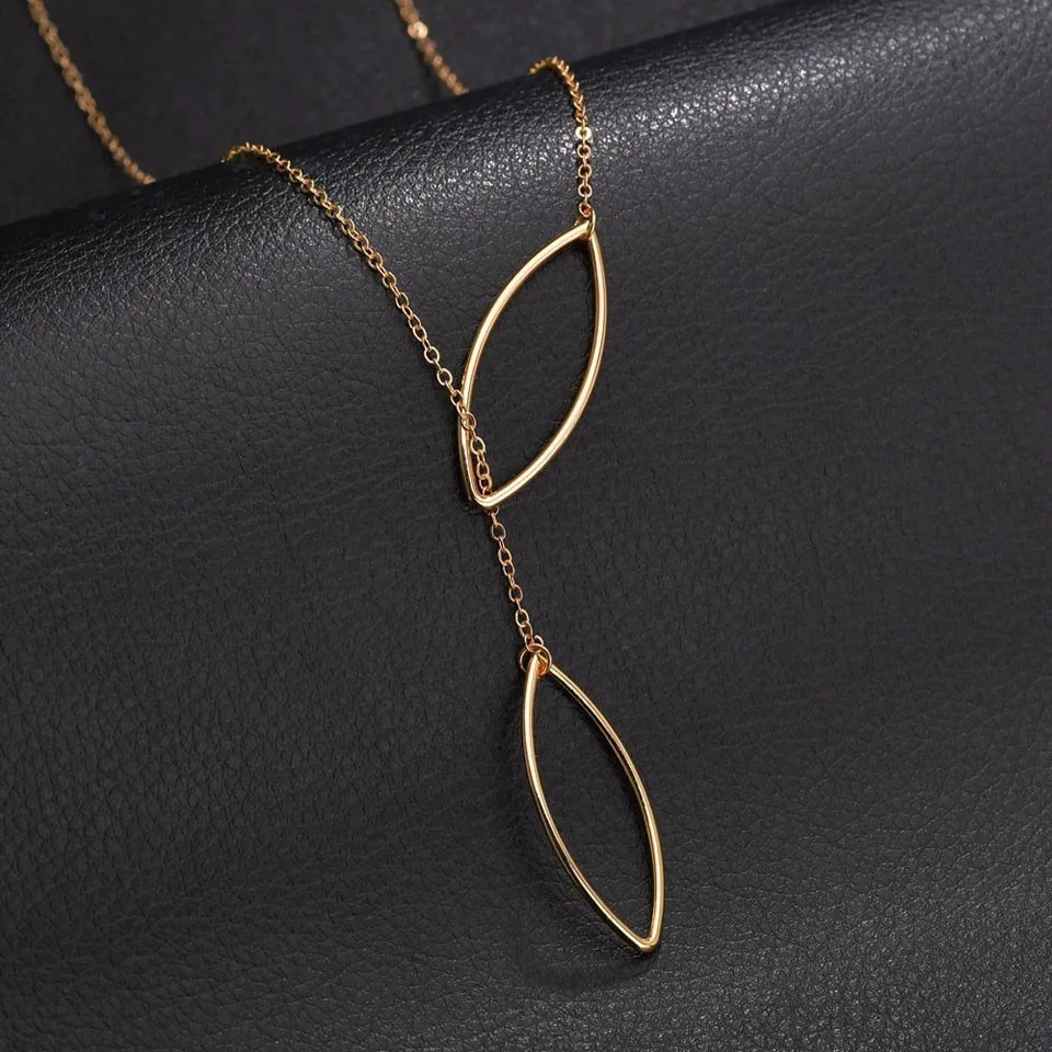 

Career Simple Geometric Women Pendant Necklace Jewelry For Women Girls Elegant High Quality Fashion Necklace Chain