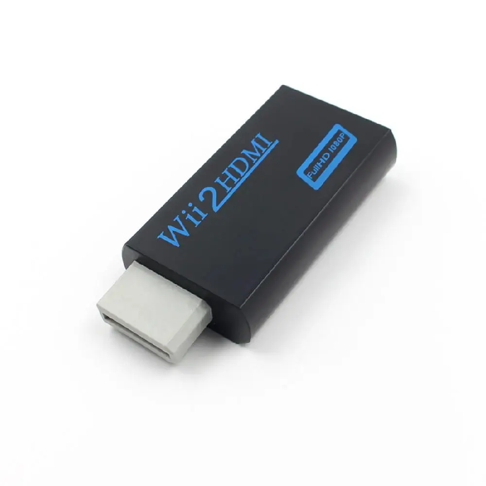  Full HD 720P 1080P Wii a HDMI Adattatore Convertitore di Supporto 3.5 millimetri Audio Wii Adattato