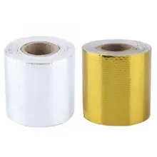 Резиновый коврик 5 м* 5 см Автомобильный Алюминиевый Фольга Клейкая Светоотражающая теплозащитный экран лента автомобилей алюминиевая фольга клейкая лента