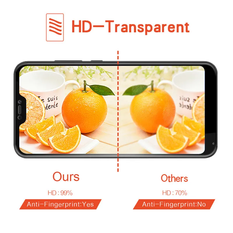 Mi A2 Lite Защита экрана для Xiaomi закаленное стекло xiomi xaomi Высокое качество 2.5D 9H HD