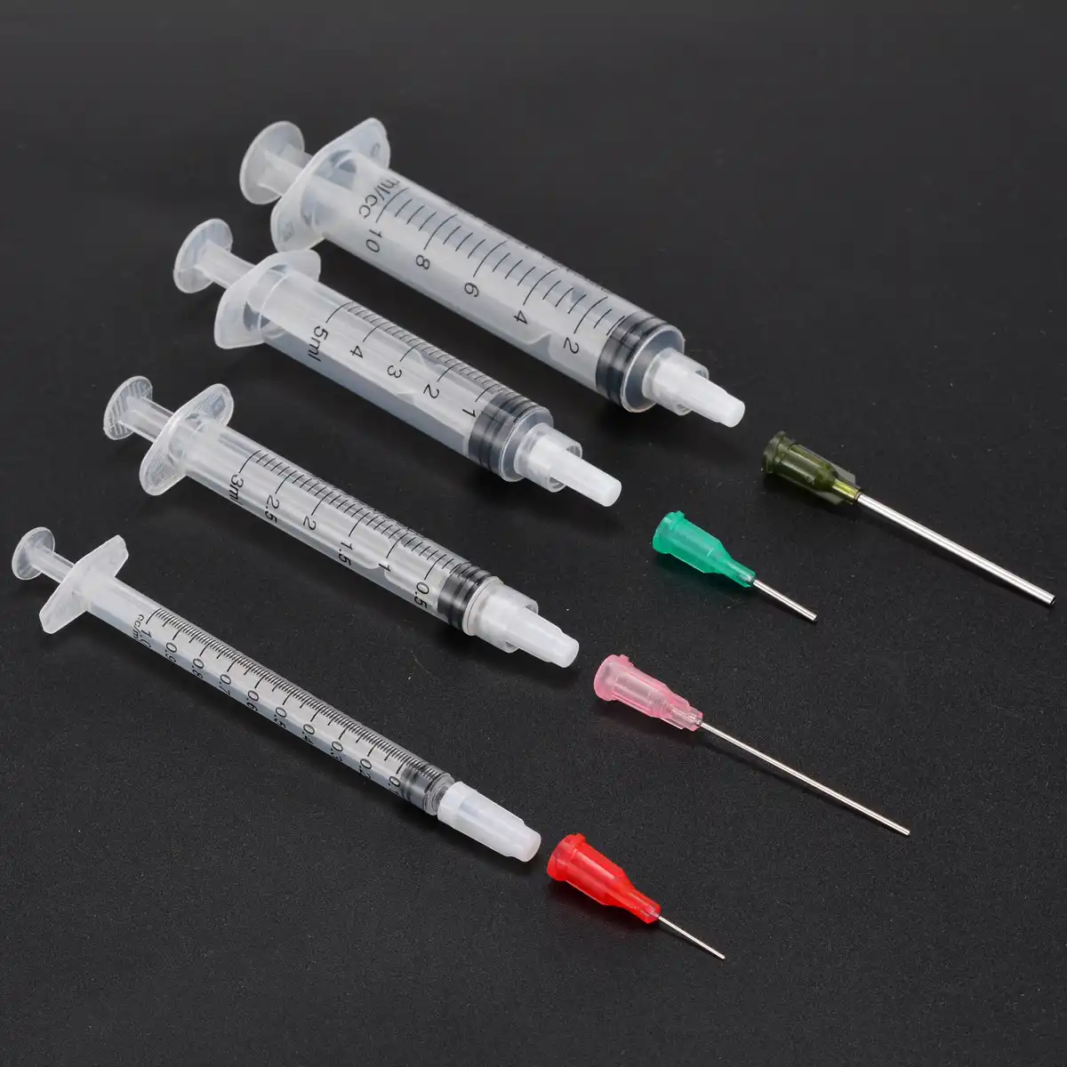 10 Pieces/Set 5ml Syring SharpTip Syringe Plastic Sterile Syringe With
