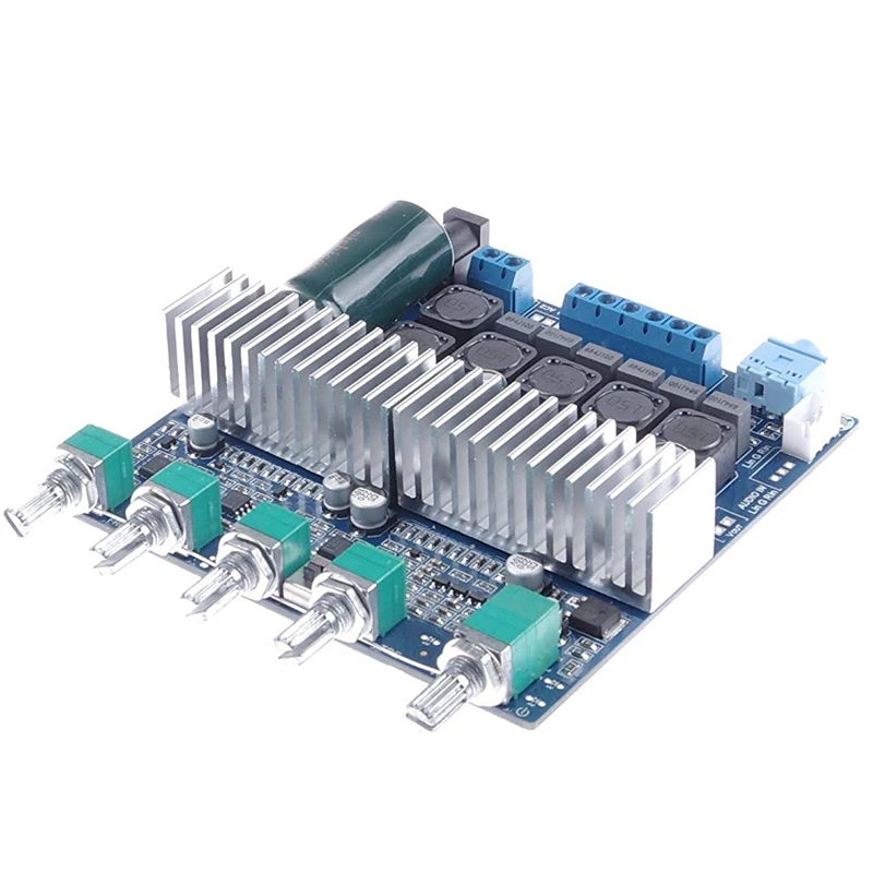 TPA3116 Bluetooth усилитель TPA3116D2 2 1 сабвуфер цифровой аудио Плата 2*50 Вт + 100 бас HIFI для