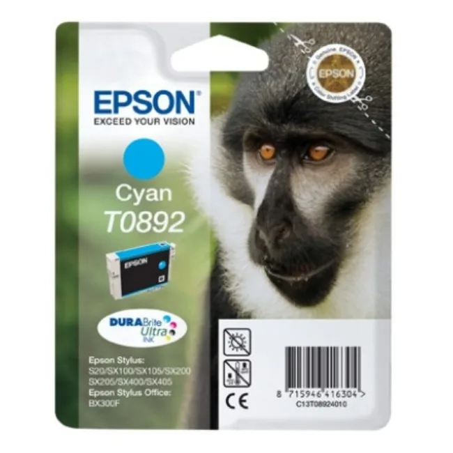 Epson T0892 Cartucho клана (клан Rf Stylus Sx415-Sx410-Epson Sx405wifi- | Компьютеры и офис