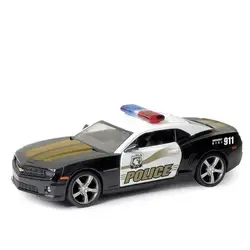 1:36 имитация сплава литья под давлением внедорожная полицейская Автомобильная игрушка модель детская игрушка автомобиль украшение для