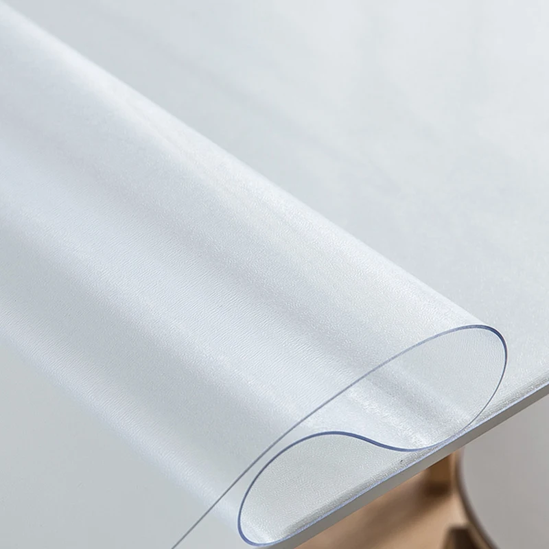 

Waterproof Tablecloth Protector Dinning Table Cover Mat Rectangle Clear Wedding