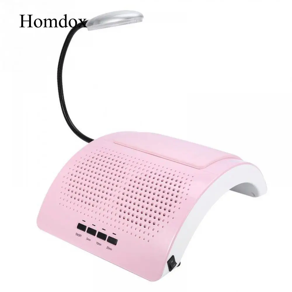 

Nail Suction Dust Collector Machine with LED Light Quiet Nail Vacuum Cleaner wiht 2 Bags Table Manicure Tool Salon