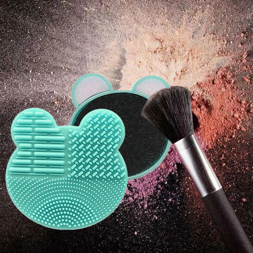 Makeup Brush Cleaner Kit Double Side Design with Cosmetic Brush Cleaning Box and Instantly Dry Color Removal Sponge Makeup Brush Cleaner Kit Double Side Design with Cosmetic Brush Cleaning Box and Instantly Dry Color Removal Sponge
