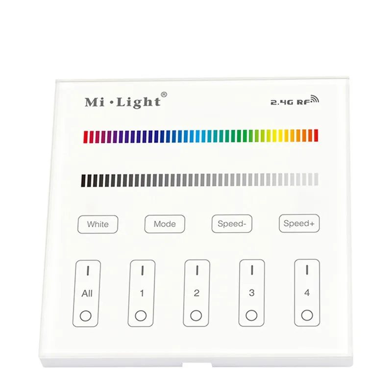 CLAITE 4-Zone AC180V-240V RGB/RGBW умная панель дистанционного управления Светодиодный