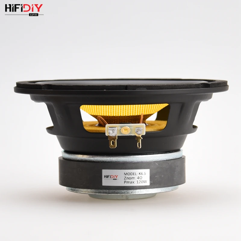 HIFIDIY Hi Fi Динамики DIY 6 дюймов 5 " низкочастотный динамик средней частоты 4 8 Ом 120 Вт