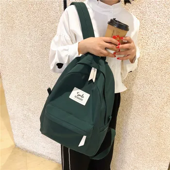 

2019 Female High Quality Canvas Travel Backpack Women Mochila Feminina Sac A Dos Back Pack School Bags For Teenage Girl Rucksack