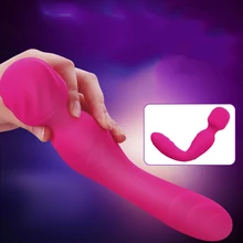 Heating Vibrator Av Wand Massager Vibrator Waterproof Soft Dildo Vibrator G Spot Clitoris Stimulator Adult Sex Toys for Woman g spot anal vibrator for woman heating stretch double head dildo vibrator magic av wand clitoris stimulator body massager