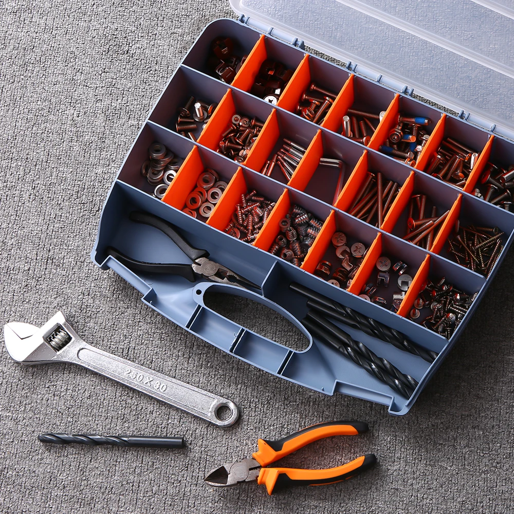 plastic parts storage hardware
