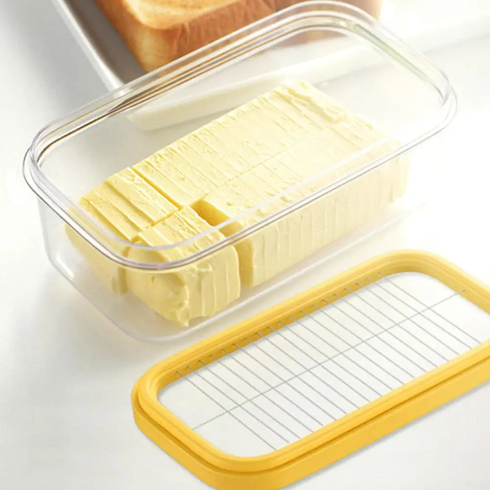 

Butter Box Cheese Container Keeper With Cutting Net Food Storage Box Kitchen