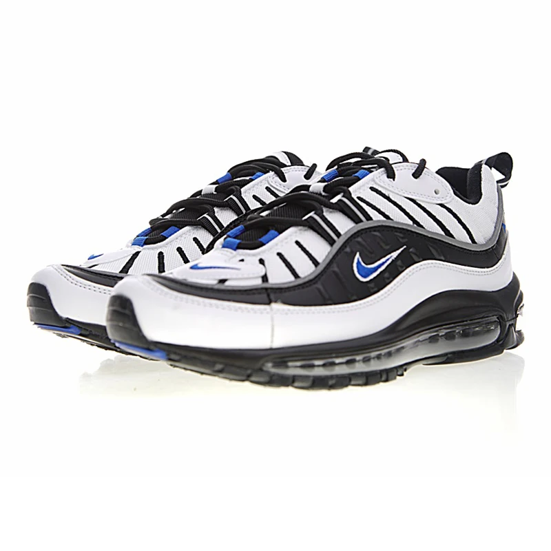 Nike Air Max OG 98 Gundam Men's Running Shoes White & Black Cushion Wear-resistant Comfortable Sneakers #640744-108