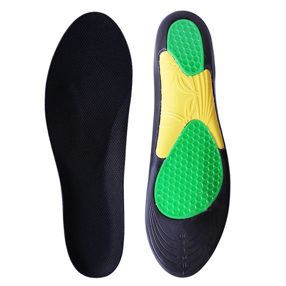 

1 Pair Shock Absorption Breathable Pain Relief Deodorize Shoe Men Women PU Sports Insoles Comfort