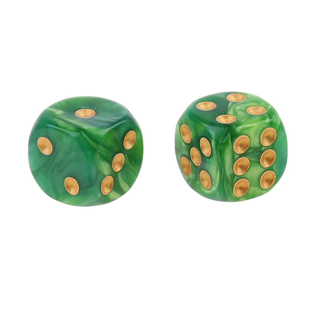 MagiDeal 30 штук 16 мм шесть сторонняя D6 игры в кости вечерние забавная игрушка для