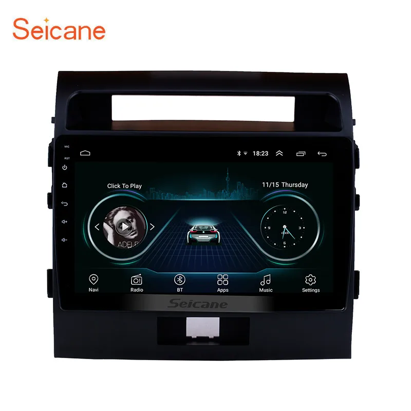 

Seicane for 2007-2017 Toyota Cruiser FJ 10.1" Android 8.1 Radio GPS Navigation System with Touchscreen Bluetooth OBD2 SWC