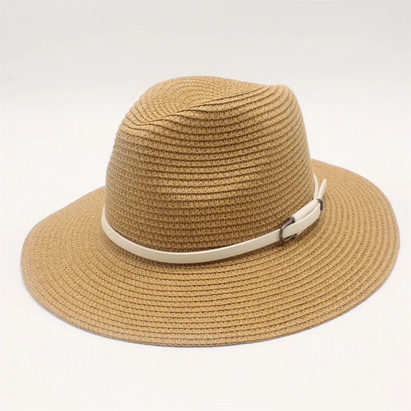Бренд Jazz соломенная шляпа с широкими полями Солнцезащитная Шляпа Пляжная Женская и мужская шляпа складная летняя УФ Защита Путешествия Повседневная шапка женская