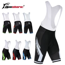 Queshark велосипедные нагрудники шорты мужские велосипедные гелевые мягкие горные велосипедные дышащие колготки Триатлон Мужские Pro велосипедные штаны Нижнее белье