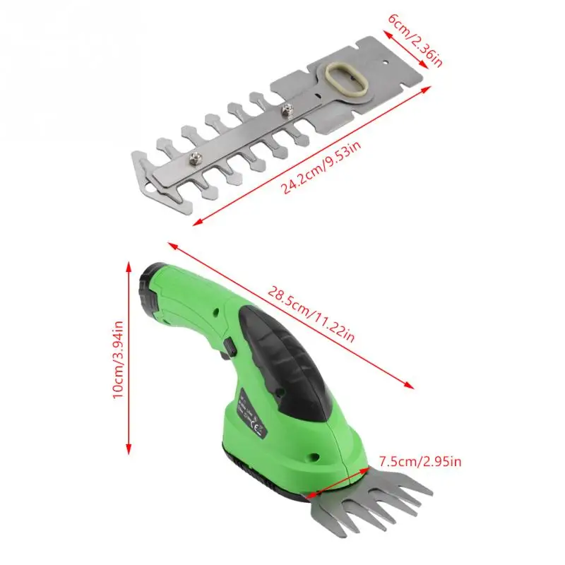 2 в 1 Беспроводные литий-ионные аккумуляторные ножницы для газонокосилки садовые инструменты EU Plug 220 В/US Plug 110 В опционально Новые