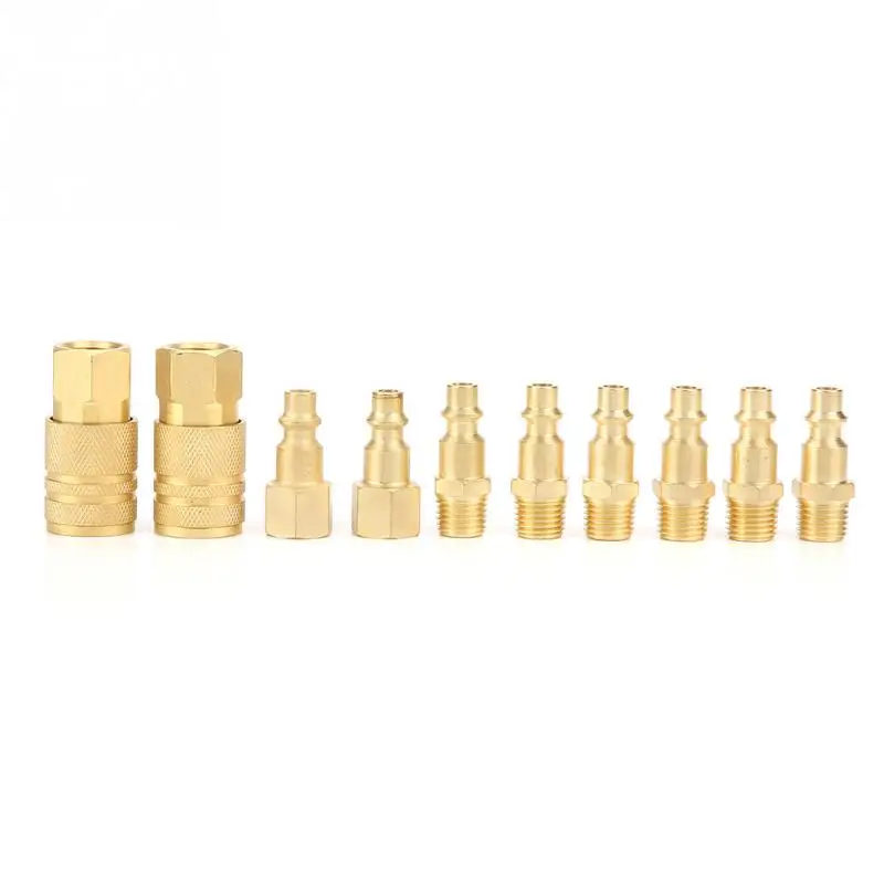 10 шт. 1/4 &quotNPT Accessoyy линейный шланг для воздушного компрессора Быстрый зацепной