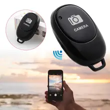1pcs Bluetooth Remote Control Button Wireless Controller Self-Timer Camera Stick Shutter Release Phone Monopod Selfie 2 in 1 selfie phone light and bluetooth shutter self timer black