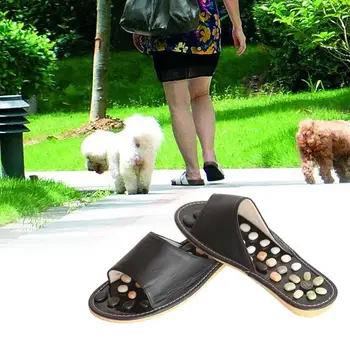 

Cobblestone Foot Massage Shoes Home Sandals Slippers Cobblestone Acupoints Health Care Physical Therapy Comfortable Footwear