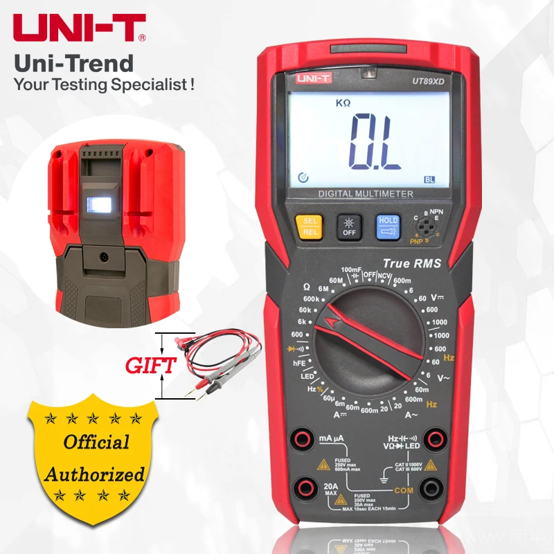 Ceny UNI T UT89X UT89XD true rms cyfrowy multimetr; 20A wysoki prąd cyfrowy multimetr, NCV kondensator trioda test temperatury