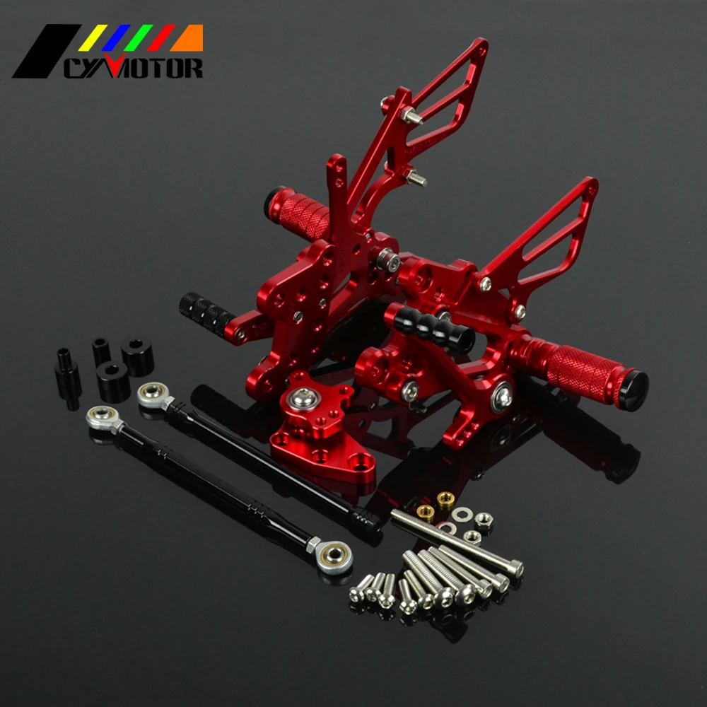 Мотоциклетные регулируемые колышки с ЧПУ для ног HONDA CBR600RR CBR 600RR 2007 2008 2009 2010 2011 2012