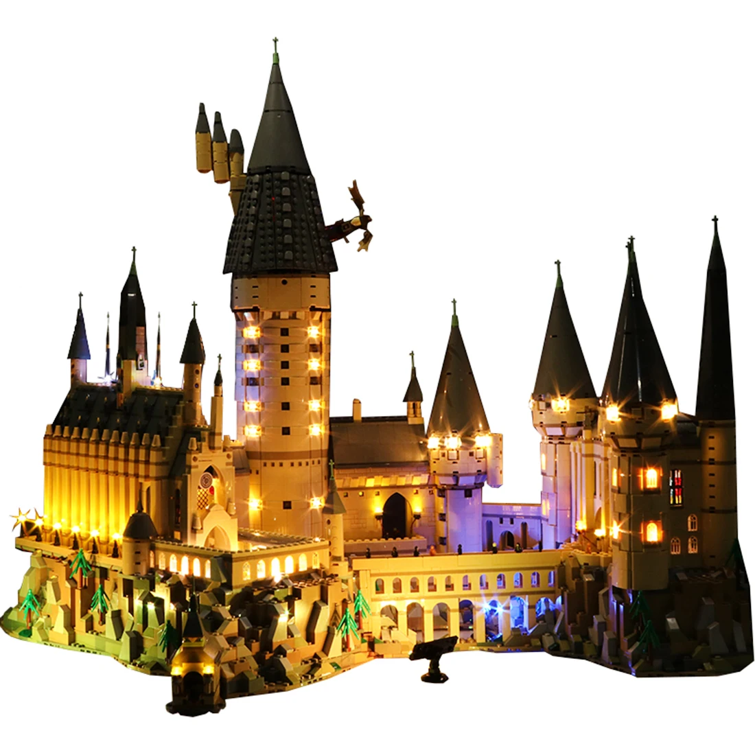 

LED Light Building Block Kit for LE GO Harry Movie Compatible 71043 Building Brick Kit - Dreamy Version (Only LED lights)