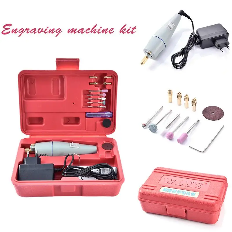 

Mini Electric Drill Handy Grinder For Engraving Grinding Sharpening Cutting DIY Power Tools Kit